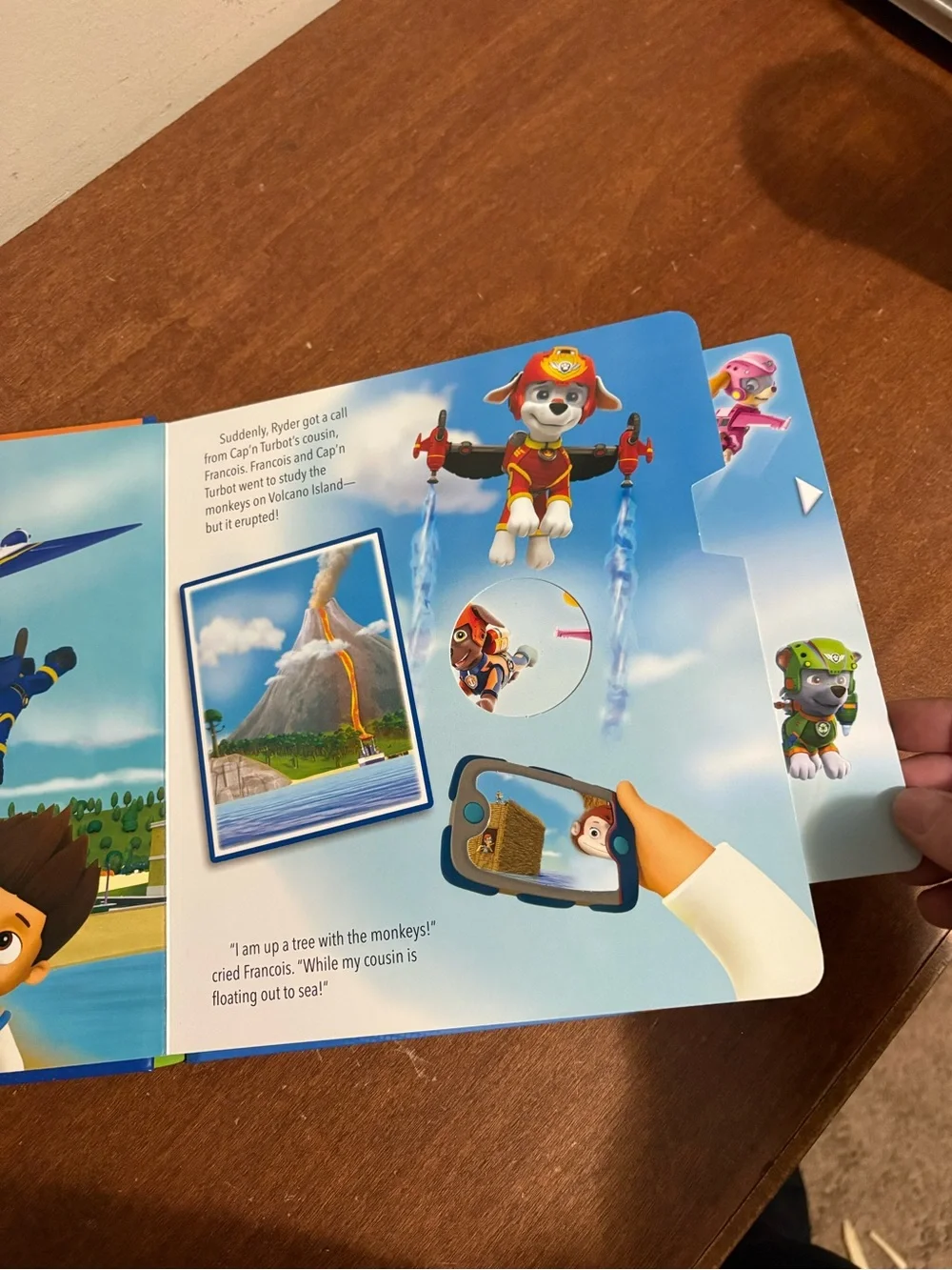 PAW Patrol CarryAlong Play Book - Blue, Yellow, Red